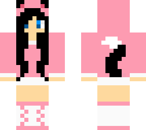 wolf pink girl