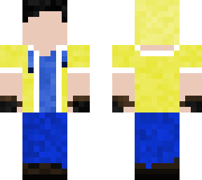 yellow hoodie blue t shirt