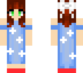 -cute blue dress girl- 