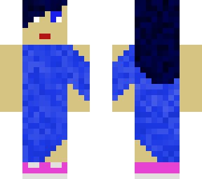 animal crossing girl with blue dress