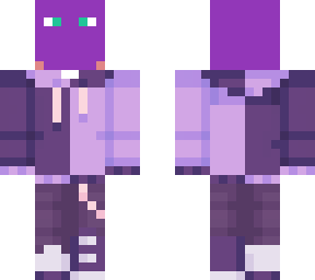 friendly purple monster hoodie