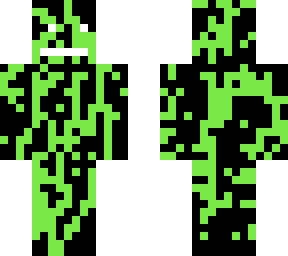 green and black