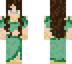 green grecian goddess