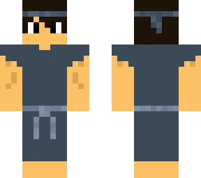 minecraft skin gray ninja boy