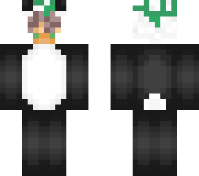 panda boy with bamboo crown