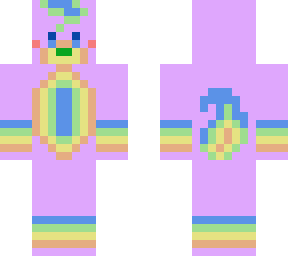pastel rainbow puppy