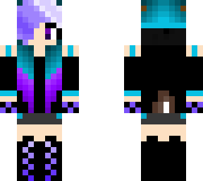 punk deer girl[no skull on hoodie]