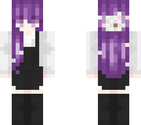 purple hair girl