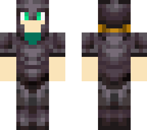 test subject in netherite armor