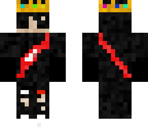 black sweater with crown