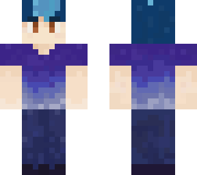 blue hair