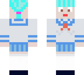 blue schoolgirl