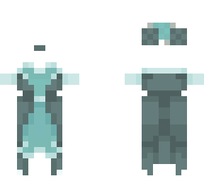 cyan heart -original by bunnyboo122-