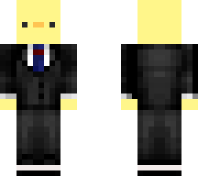 duck in suit with tie