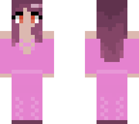 girl in a pink dress
