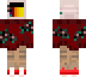 little dude red sweater