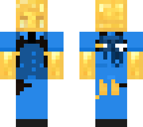 midas con traje azul
