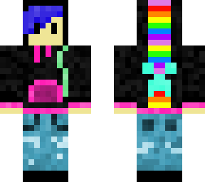 rainbow creeper hoodie