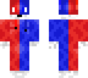 red and blue fox