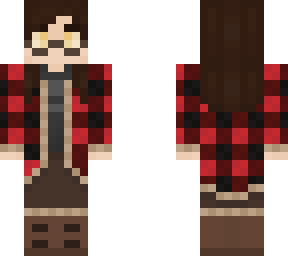 red plaid slim