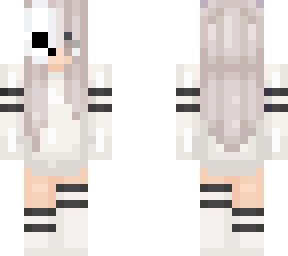 white with skull
