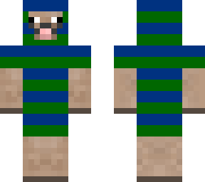 blue & green sheep