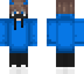 blue demon boy