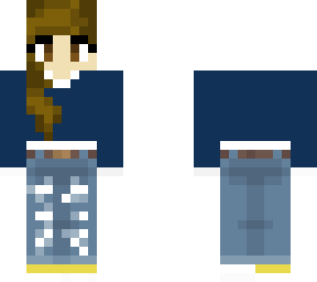 blue shirt brown eyes brown hair