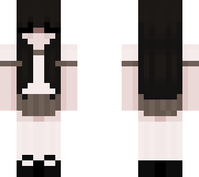brown white dress