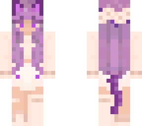 classic magenta e-girl (catgirl version)