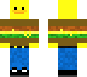 duck in burger