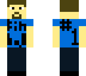 kinball player (blue)