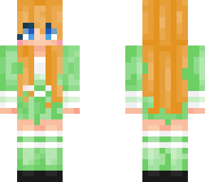 ldshadowlady in ginger hair and green outfit