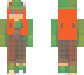 my new skin in frog overalls female