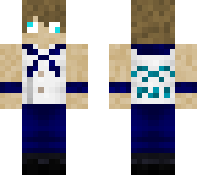 my skin but marine with brown hair