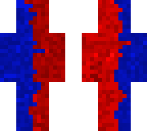 red/blue cross-over