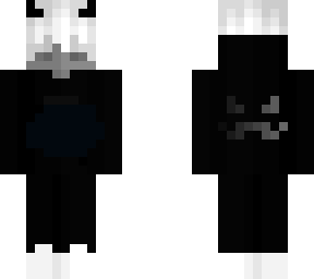 black white