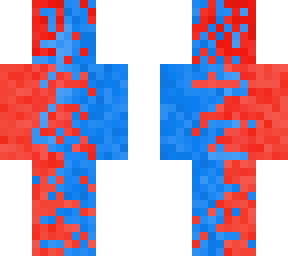 blue and red