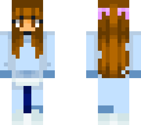 blue cool girl