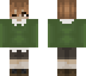 genderneutral green shirt