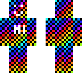 inverted rainbow black bob