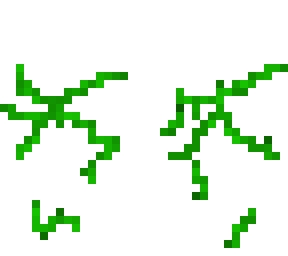 leafy vines template (classic 4 pixels)