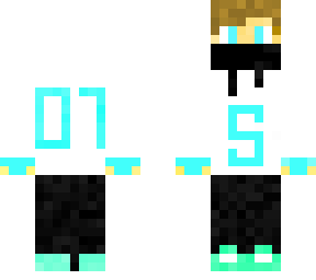 letter s  blue boy