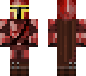 mandolarian red and yellow