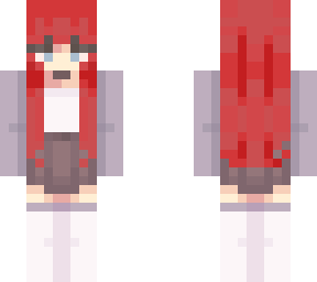 new minecraft skin (red) :))