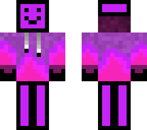purple person sunset hoodie