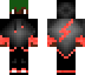 Red Lightning Skin | Minecraft Skin