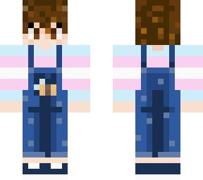 simple overalls w/ bee (vers. 2)