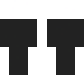 white head, black torso thing