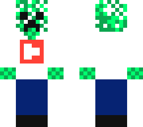white youtube creeper